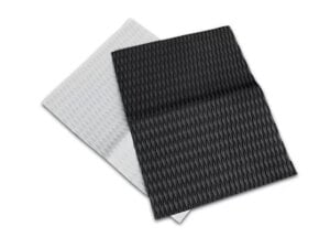 Footpad Sheet 80 x 60 cm Diamond Groove Black