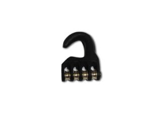 Pulley-Hook Aluminium 4 rollers – 12 mm