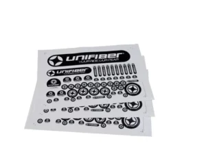 Unifiber Sticker Sheet Black