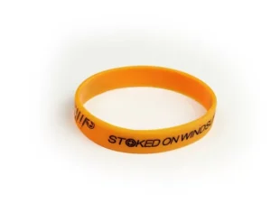 Rubber Wrist Bracelet STOKED ON WINDSURFING