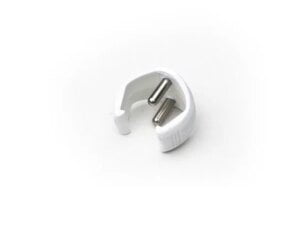 Double Pin Lock (Hard Plastic) – White