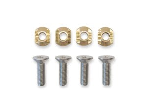 Plate Adapter Bolt Set M8x28 & T-Nuts Hard Boards