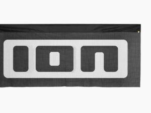 Flag vertical (160×60) black/white